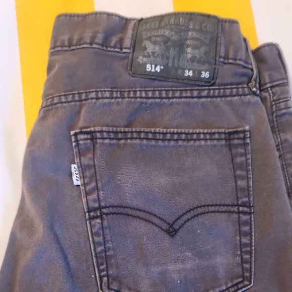 Levi's Men's Dark Gray Slim Jeans - Picture 2 of 4